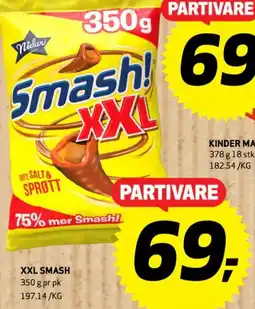Bunnpris Xxl smash tilbud