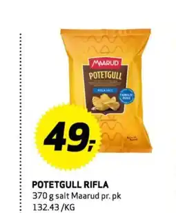 Bunnpris Potetgull rifla tilbud