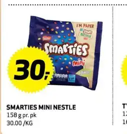 Bunnpris Smarties mini nestle tilbud
