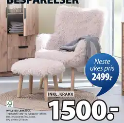 JYSK HVILSTED LENESTOL tilbud