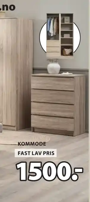 JYSK KOMMODE tilbud