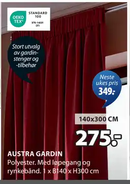 JYSK AUSTRA GARDIN tilbud