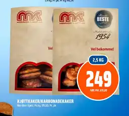 KJØTTKAKER/KARBONADEKAKER