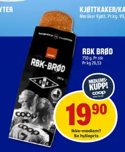Coop Obs RBK BRØD tilbud