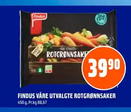 Coop Obs FINDUS VÅRE UTVALGTE ROTGRØNNSAKER tilbud