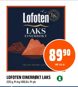 Coop Obs LOFOTEN EINERRØKT LAKS tilbud