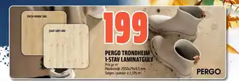 Coop Obs PERGO TRONDHEIM 1-STAV LAMINATGULV tilbud