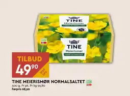 Coop Mega TINE MEIERISMØR NORMALSALTET tilbud