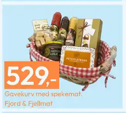 Gigaboks Gavekurv med spekemat tilbud