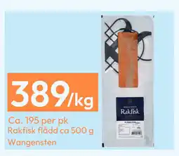 Gigaboks Rakfisk flådd ca 500 g Wangensten tilbud