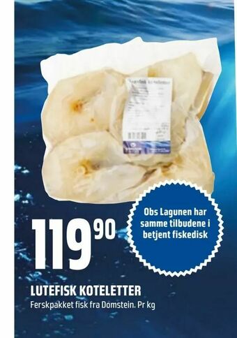 Coop Obs Lutefisk koteletter tilbud