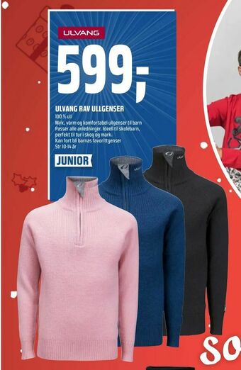 Coop Obs Ulvang rav ullgenser tilbud