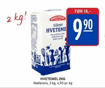 Rema 1000 Hvetemel 2kg tilbud