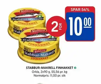 Rema 1000 Stabbur-makrell finhakket tilbud