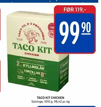 Rema 1000 Taco kit chicken tilbud