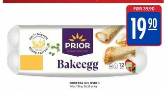 Rema 1000 Prior egg m/l 12stk tilbud