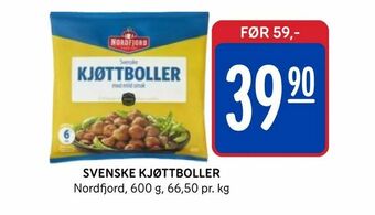 Rema 1000 Svenske kjøttboller tilbud