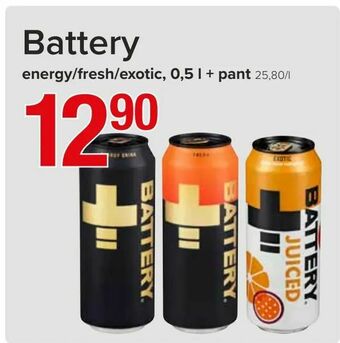 Spar Battery tilbud