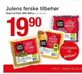 Spar Julens ferske tilbehør tilbud