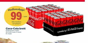 Coop Extra Coca-Cola brett tilbud