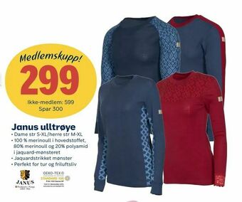 Coop Extra Janus ulltrøye tilbud