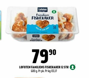 Coop Prix Lofoten familiens fiskekaker 12 stk tilbud