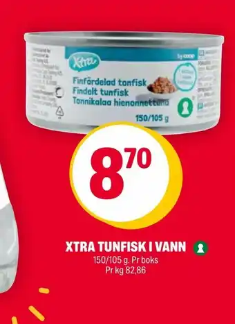 Coop Extra Xtra tunfisk i vann tilbud