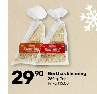 Berthas klenning