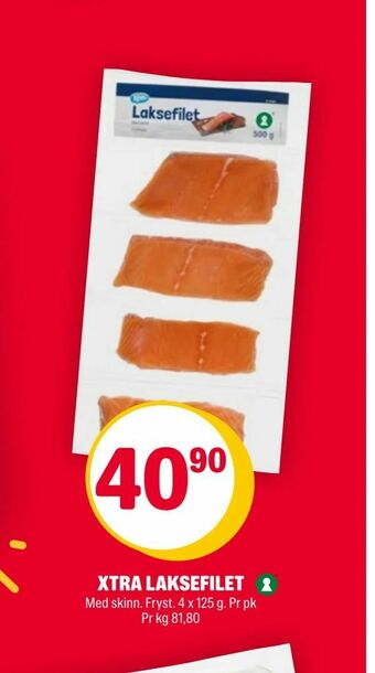 Coop Extra Xtra laksefilet tilbud