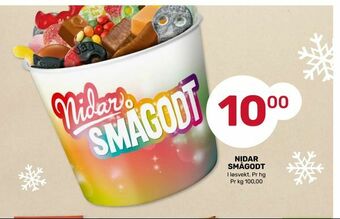 Coop Marked Nidar smågodt tilbud