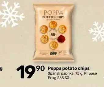 Poppa potato chips
