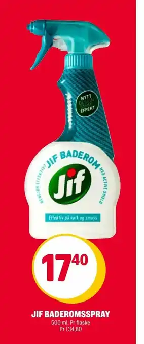 Coop Extra Jif baderomsspray tilbud