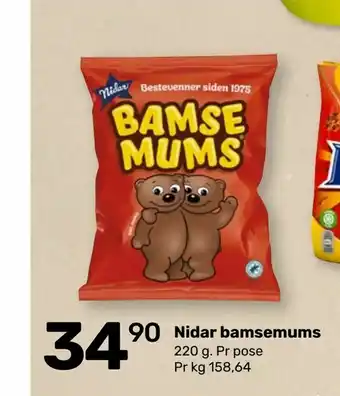 Matkroken Nidar bamsemums tilbud
