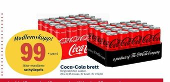 Coop Marked Coca-Cola brett tilbud