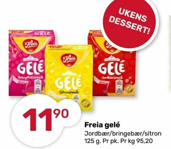 Coop Marked Freia gelé tilbud