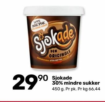 Coop Marked Sjokade 30% mindre sukker tilbud