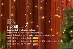 Europris Numedal lyslenke istapp tilbud