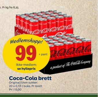 Coop Mega Coca-Cola brett tilbud