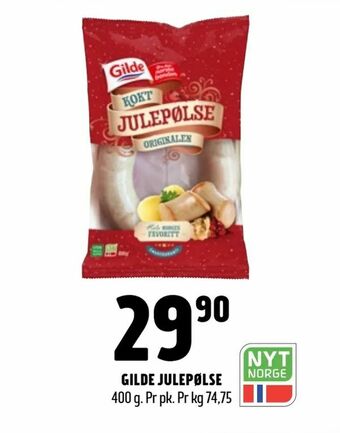 Coop Prix Gilde julepølse tilbud