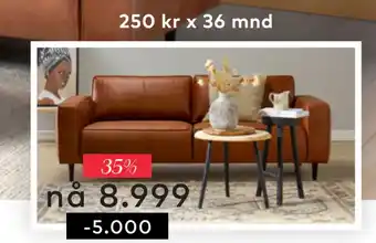 Skeidar Jessie 3-seter tilbud