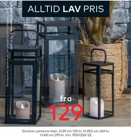 Skeidar Simone Lanterne liten tilbud