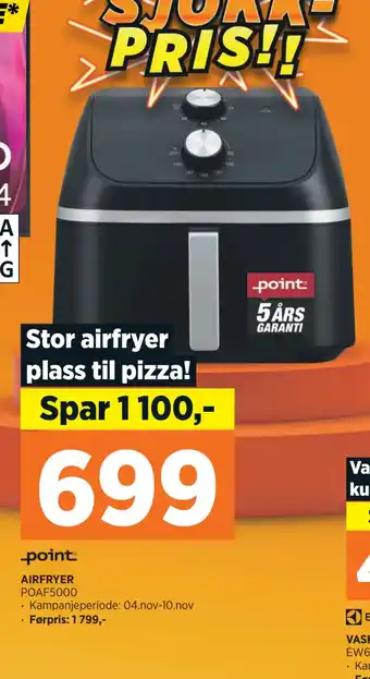 POWER AIRFRYER tilbud