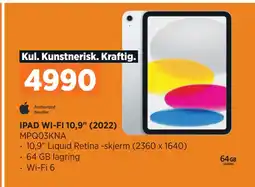 POWER IPAD WI-FI 10,9 (2022) tilbud
