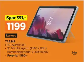 POWER TAB M9 tilbud