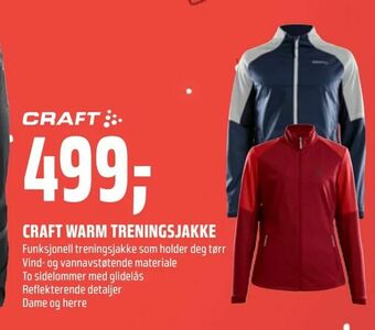 Coop Obs Craft warm treningsjakke tilbud