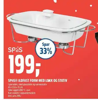 Coop Obs SPiiS® ILDFAST FORM MED LOKK OG STATIV tilbud