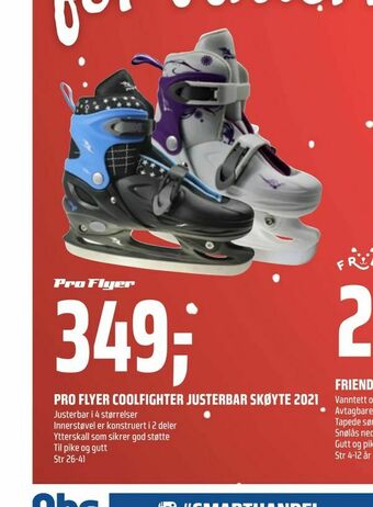 Coop Obs Pro flyer coolfighter justerbar skøyte 2021 tilbud