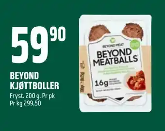 Coop Obs Beyond kjøttboller tilbud
