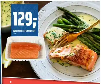 Coop Obs Butikkpakket laksefilet tilbud