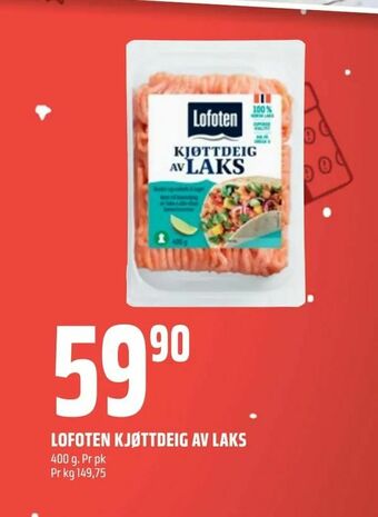 Coop Obs Lofoten kjøttdeig av laks tilbud